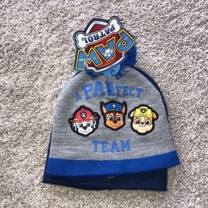 Set Of 2 Paw Patrol Beanie Hat Toddler Boys Chase